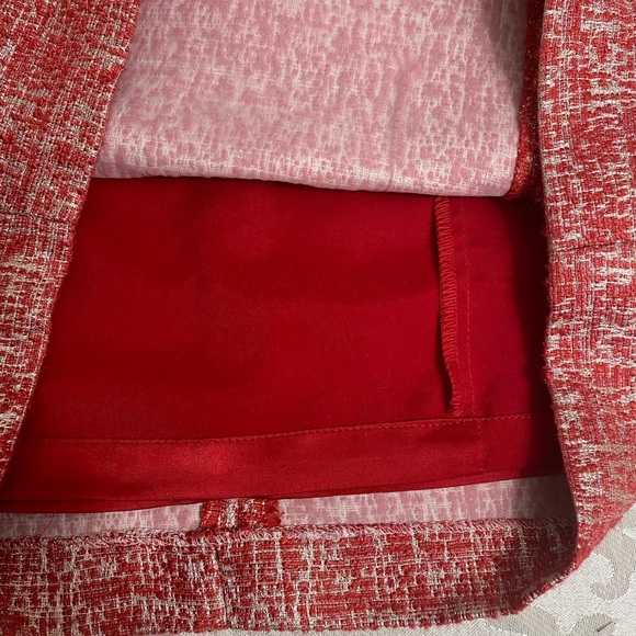 - KAY UNGER CHERRY AND SILVER 2 pieces dress size 4 - Picture 12 of 13